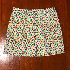 2/$50 NWT J Crew Floral Jean Mini Skirt